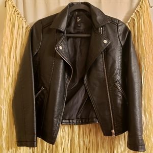 Art Class Faux Leather Jacket